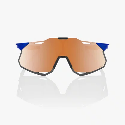 Óculos 100% Hypercraft Xs - Gloss Cobalt Blue - Hiper Coprer Mirror Lens Preto