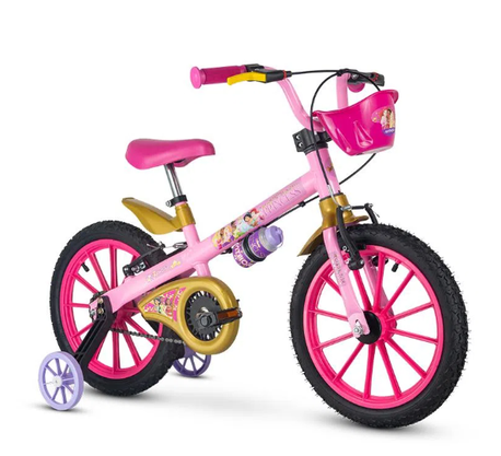 Bicicleta Infantil Aro 16 Princesas