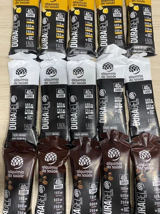 Mix Carbogel Alquimia Da Saúde 40G Carbo 15 Sachês (Tangerina, Neutro, Café)