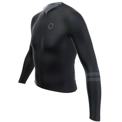 Camisa De Ciclismo Masc Marcio May Sport Ml All Black