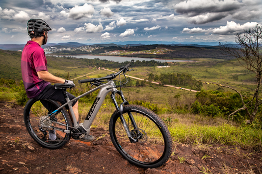 Bicicleta Eletrica Impact E-Trail Sense Shimano Deore
