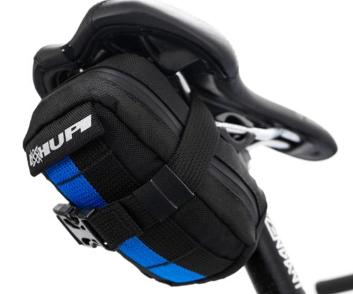 Bolsa De Selim Hupi Top Preto/Azul