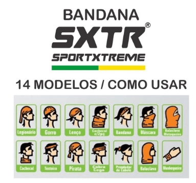 Bandana Ciclismo Tubolar Sportxtreme Havana
