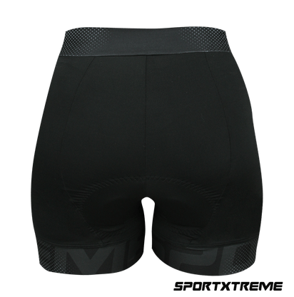 Bermuda Active Feminina Sportxtreme Iris Preto E Cinza