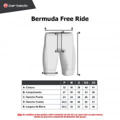 Bermuda De Ciclismo Masculina Barbedo Free Ride