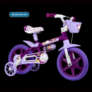Bicicleta Infantil Aro 12 Puppy Nathor