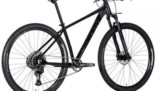 Bicicleta Groove Ska Aro 29 Freios À Disco Hid 12V Verde Prista/Preto L