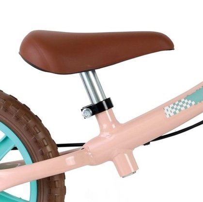 Bicicleta Intantil Balance Aro 12 Love Nathor Bege