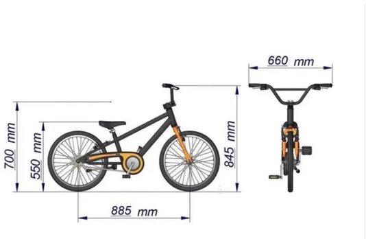 Bicicleta Infantil Aro 20 Apollo Nathor