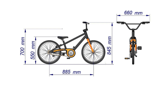 Bicicleta Infantil Aro 20 Nathor Grace