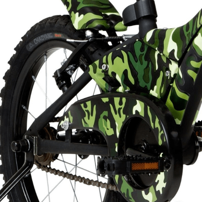 Bicicleta Infantil Groove Aro 16 Verde Camuflada