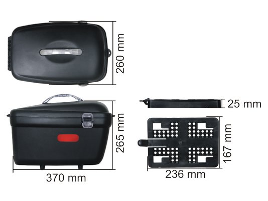 Baú Box Bike Kalf