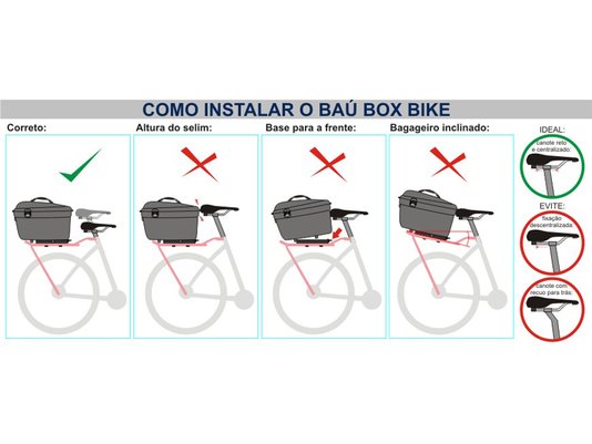 Baú Box Bike Kalf
