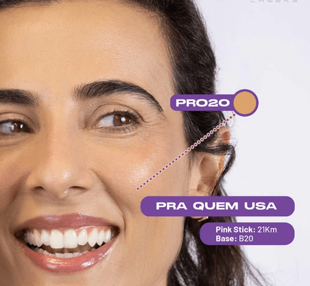 Protetor Solar Pro Stick Multifuncional Fps96 Pro20 14G