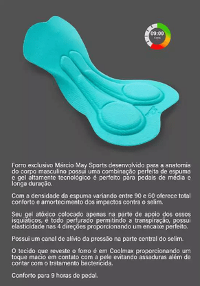 Bretelle De Ciclismo Masculino Marcio May Moove