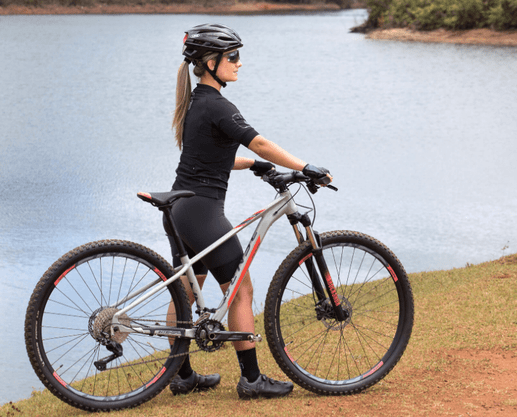 Bicicleta Aro 29 Sense Intensa Evo Shimano Deore 20 Velocidades Freios Hidráulicoscinza/Salmão S/15