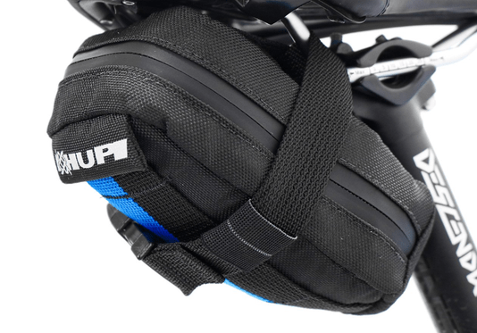 Bolsa De Selim Hupi Top Preto/Azul