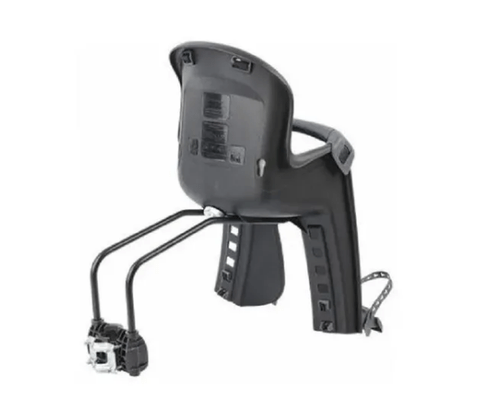 Cadeirinha Bike Dianteira Polisport Bilby Cinza/Prata Fixação Quadro