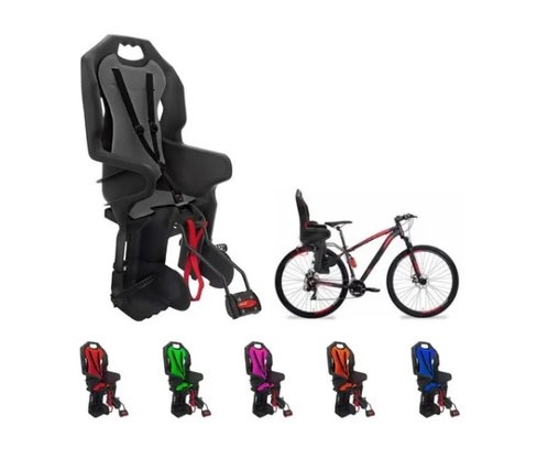 Cadeirinha De Bike Polisport Dusky Traseira - Excelente Para Mountain Bike