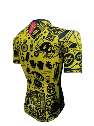 Camisa Ciclismo Barbedo Infantil Saltão Raglan