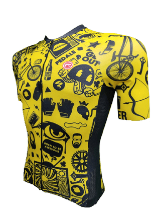 Camisa Ciclismo Barbedo Infantil Saltão Raglan