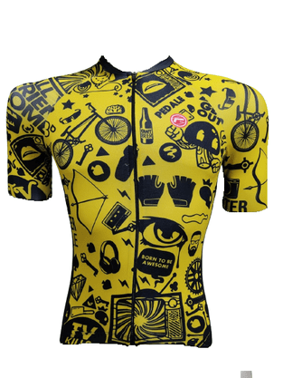Camisa Ciclismo Barbedo Infantil Saltão Raglan