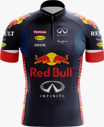 Camisa Ciclismo Equipe Red Bull Escuro