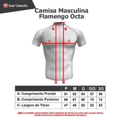 Camisa De Ciclismo Do Flamengo Octa Barbedo