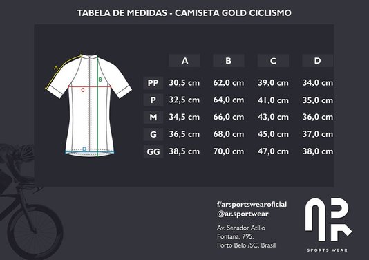 Camisa De Ciclismo Masculina Ar Sport Manga Curta Água Rara Gold