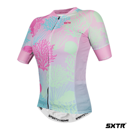 Camisa Ciclismo Feminina Slim Manga Curta Sportxtreme Belize