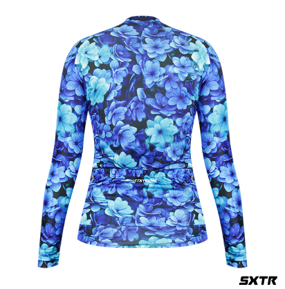 Camisa De Ciclismo Feminina Sportxtreme Slim Manga Longa Turmalina