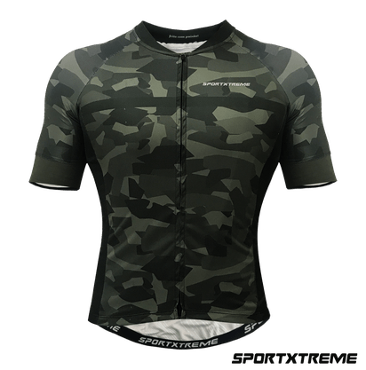 Camisa Slim Manga Curta Sport Xtreme Army