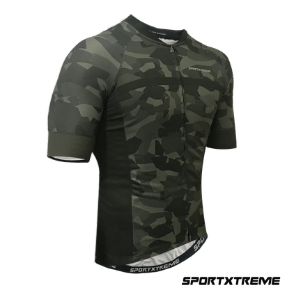 Camisa Slim Manga Curta Sport Xtreme Army