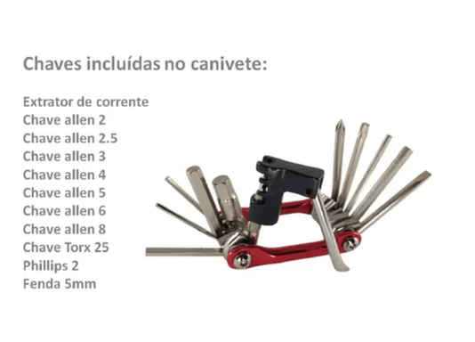 Canivete Multi-Ferramentas 11 Funções Elleven