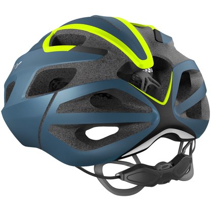 Capacete De Ciclismo Rudy Strym Azul/Fluor