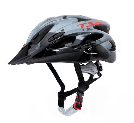 Capacete De Ciclismo Tsw Preto/Laranja
