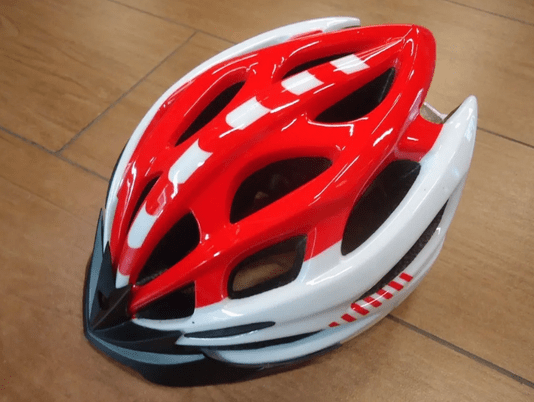 Capacete Vermelho Com Branco Epic Line