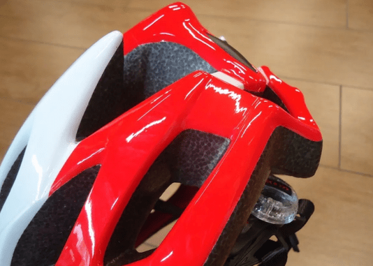 Capacete Vermelho Com Branco Epic Line