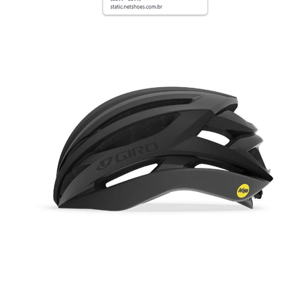 Capacete De Ciclismo Giro Syntax Mips Preto Fosco