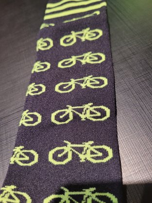 Meia Ciclismo Camer Preta Com Bike Verde