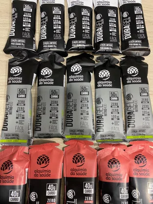 Mix Carbogel Alquimia Da Saúde 15 Sachês (Limão 50G Neutro 50G Morango 40G)