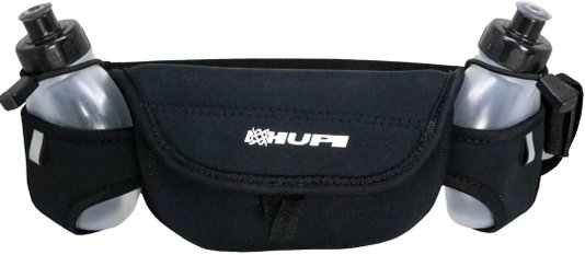 Cinto De Hidratacao Hupi Para 2 Garrafas Preto