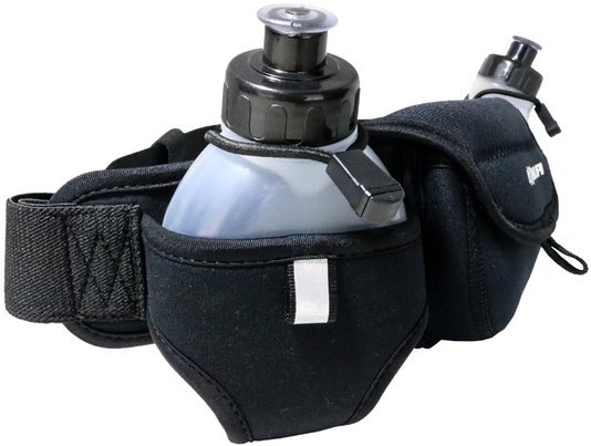 Cinto De Hidratacao Hupi Para 2 Garrafas Preto