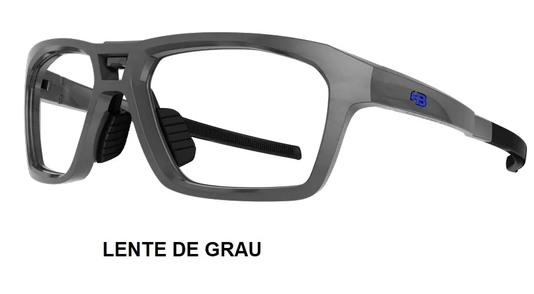Óculos De Sol Hb Presto 2.0 Para Grau Navy Blue Chrome - Azul