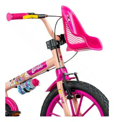 Bicicleta Infantil Aro 16 Barbie Nathor