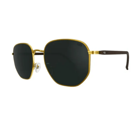 Óculos De Sol Hb Peack Gold G15 Chopper