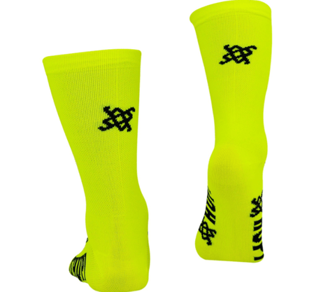Meia Hupi Lisa Amarelo Neon