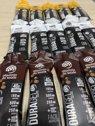 Mix Carbogel Alquimia Da Saúde 40G Carbo 15 Sachês (Tangerina, Neutro, Café)