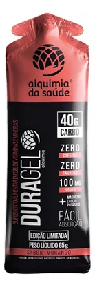Caixa De Carbogel Duragel Com 40G Carb + Taurina Sabor Morango - 65G 15 Unidades
