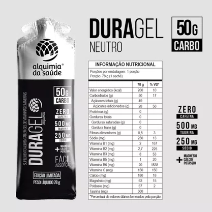 Carbogel Duragel Com 50G Carb Sabor Neutro - 78G